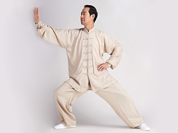 Tai Chi Clothing Long-sleeve Casual Style Linen Suit